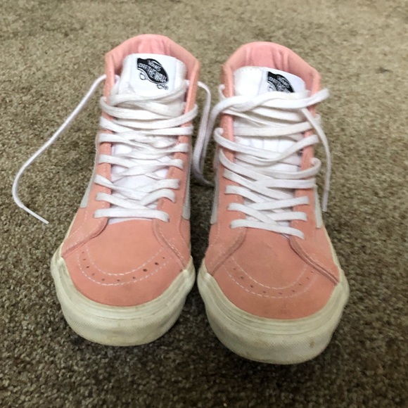 Pink Vans high tops women’s 6 Men’s 4.5 - Picture 7 of 7